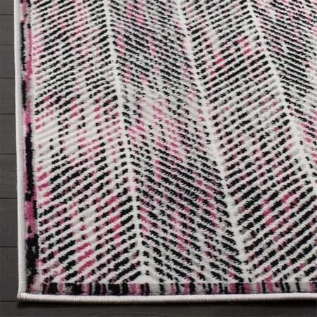 Safavieh 6 ft. 7 in. x 6 ft. 7 in. Contemporary Skyler Power Loom Area Rug Grey & Pink SKY194P-6SQ